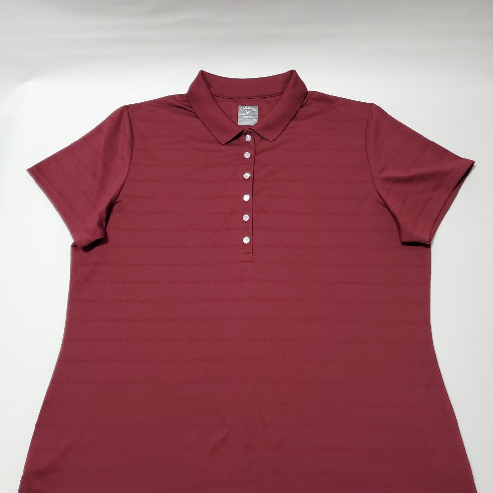Callaway Golf Polo Opti-dry Women Red/Maroon